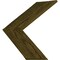 Ekena Millwork 13"W x 16"H x 3/4"D Vintage Farmhouse 3 1/2" Chevron, Barnwood Decor Collection, Restoration Green DECR13X16X075CHVGR - alternate 4